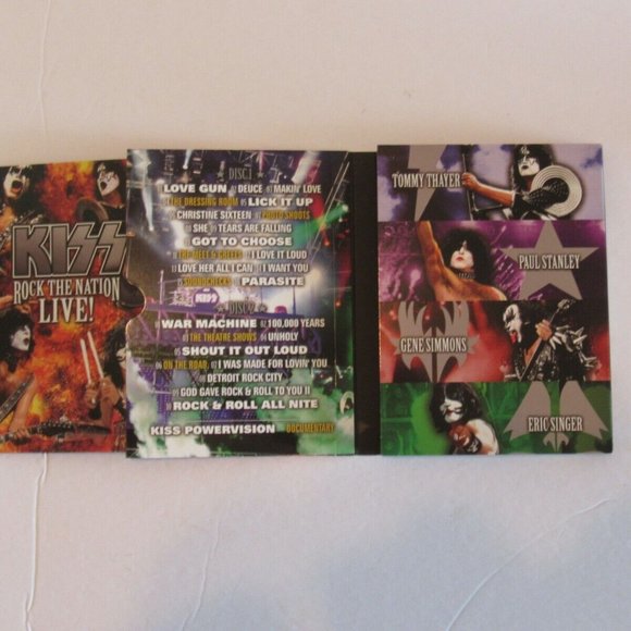 KISS Rock The Nation Live DVD 2005 2-Disc Set Region 0 NTSC MX Never Played - Picture 4 of 6